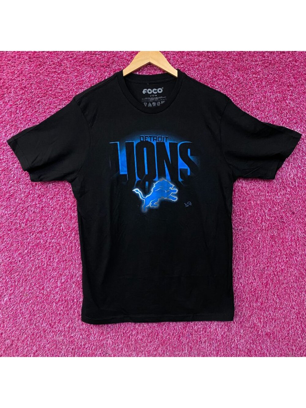 FOCO NFL Detroit Lions Team Logo Graphic T-Shirt Large